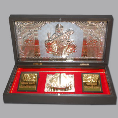 "24 Carat Lord Saraswathi-002 - Click here to View more details about this Product